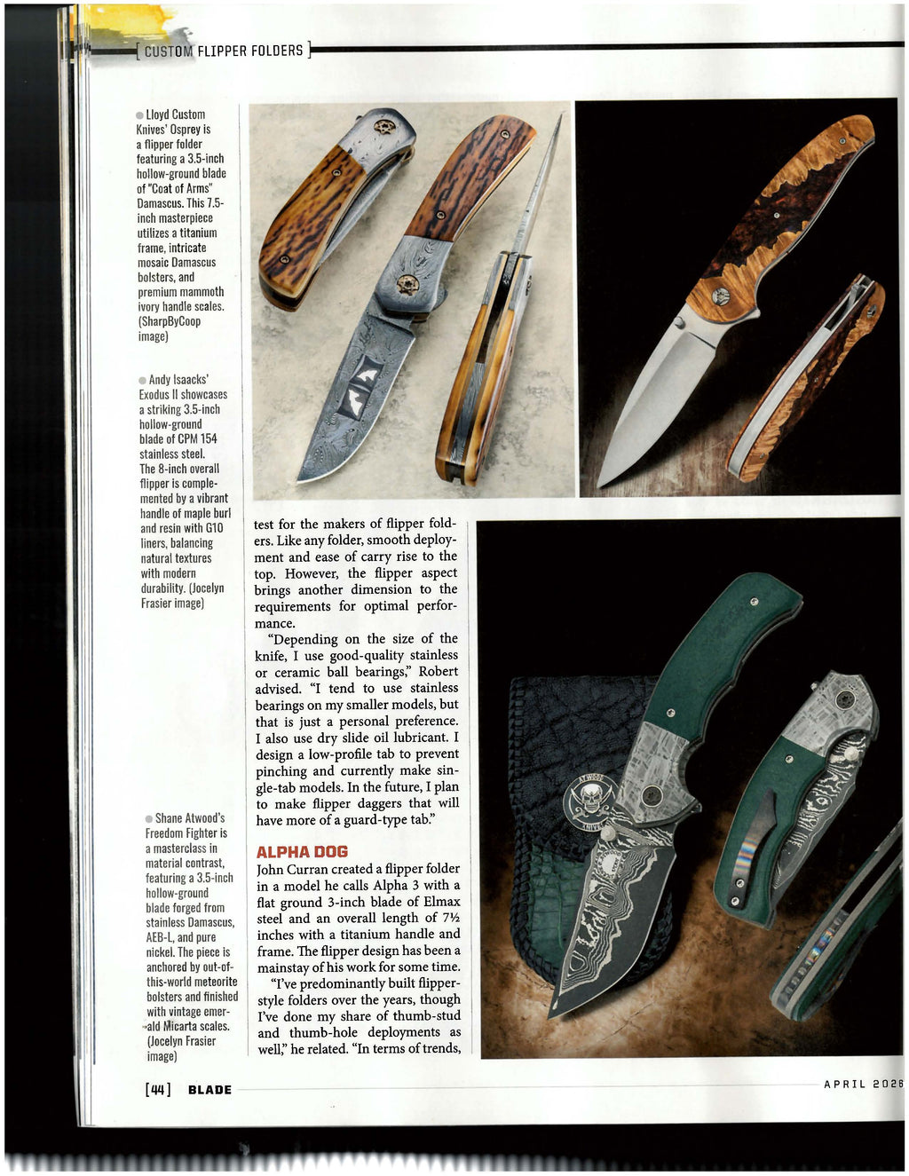 Alpha 3 Pocket Knife